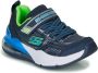 Skechers Skech-Air Blast Tallix Sneaker Jongens Blauw Groen Zwart - Thumbnail 2