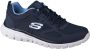 Skechers Burns Agoura Blauw Hardloopschoenen voor heren - Thumbnail 16