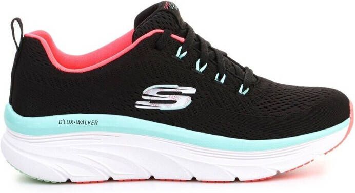 Skechers D'Lux Walker Fresh Finesse 149368-BKMN Vrouwen Zwart Sneakers Sportschoenen - Foto 3