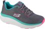 Skechers Stretch Gebreide Memory Foam Sneakers Gray Dames - Thumbnail 2
