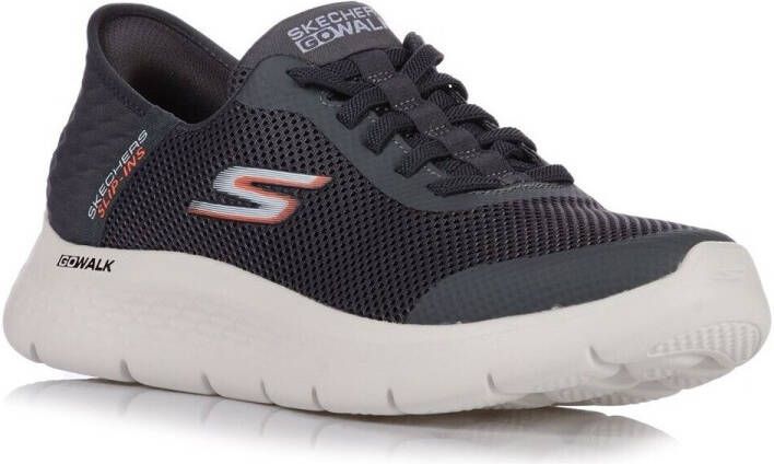 Skechers Go Walk Flex Hands Up Heren Instappers Grijs - Foto 4