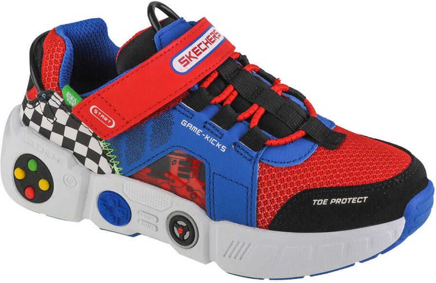Skechers Game Kicks Unisex Schoenen Blauw Maat: 32.5 Plastic Foot Locker