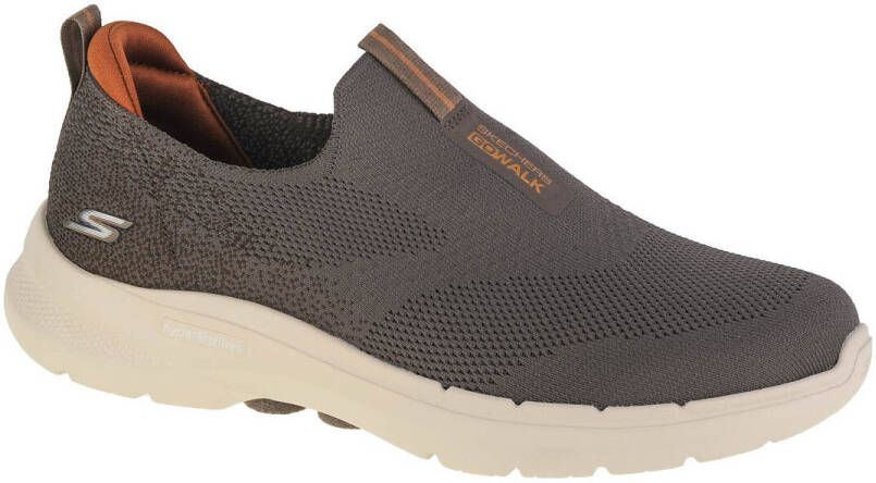 Skechers Go Walk instappers taupe Textiel Heren - Foto 3