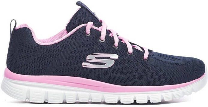 Skechers Sport Dames GRACEFUL GET CONNECTED Sneakers Dames Blauw - Foto 4