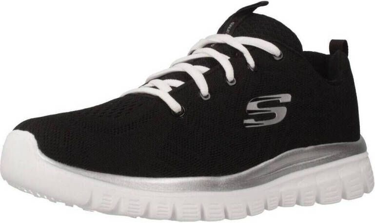 Skechers Textiel Sneakers Black