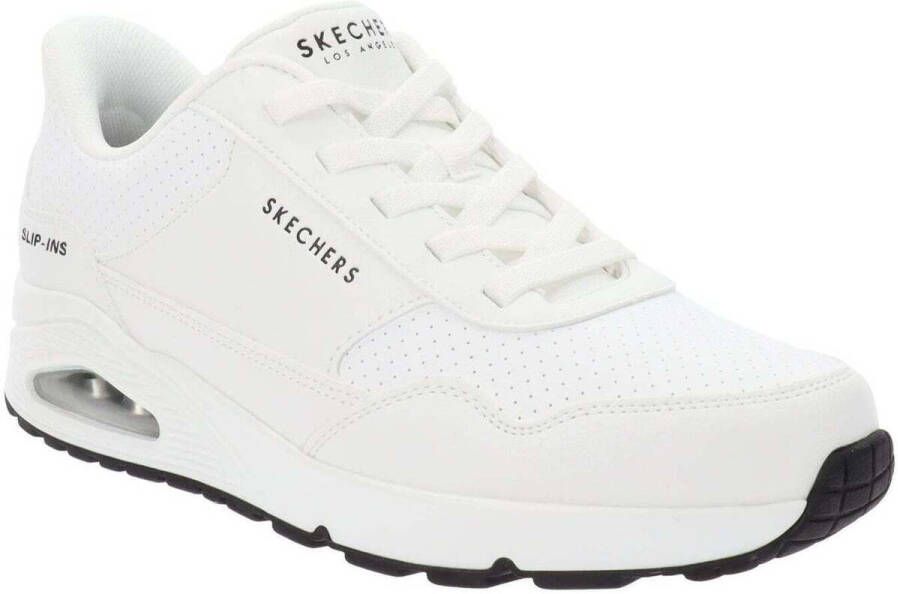 Skechers Slip-on sneakers UNO-BANKSIA LUXE Sleehak sneaker met luchtkussen