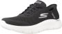 Skechers Slip-ins: GO WALK Flex Grand Entry 124836 BKW Zwart Wit - Thumbnail 3
