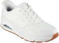 SKECHERS Sneakers laag 'Slipper Herren 183022 WHT Echtleder in weiß' wit - Wit