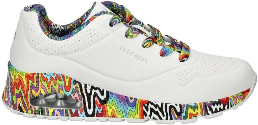 Skechers Jen Stark: Uno Mini Drip Sneakers Laag Wit - Foto 5