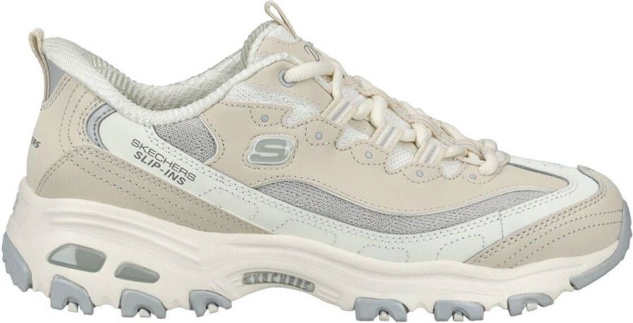 Skechers D'Lites-Smooth Nostalgia Dames Sneakers Creme - Foto 2