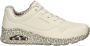 Skechers Uno Safari Time Dames Sneakers Wit - Thumbnail 4
