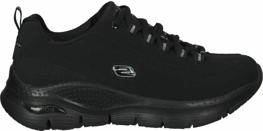 Skechers Arch Fit Metro Skyline 149147-BBK Vrouwen Zwart Sneakers - Foto 5