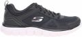 Skechers Sneakers Track-Scloric met memory foam vrijetijdsschoen lage schoen veterschoen - Zwart