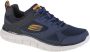 Skechers Track-Syntac 232398-NVY Mannen Marineblauw Sneakers Sportschoenen - Thumbnail 28
