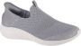 Skechers Hands Free Slip-Ins Ultra Flex 3.0 Smooth Step VEGAN Instapper Dames Grijs - Thumbnail 3