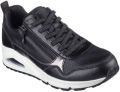 SKECHERS Sneakers laag 'Uno Metallic Sliders' zwart - Zwart