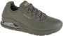 Skechers Sneakers Groen Imitatieleer 300430 Heren Kunstleer - Thumbnail 6