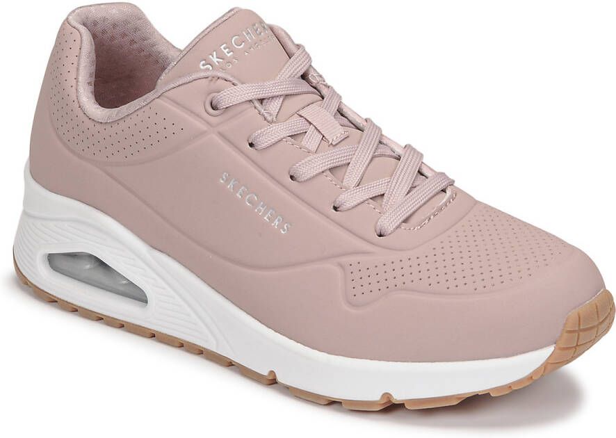 Skechers Uno Stand On Air Dames Sneakers Lichtroze - Foto 5