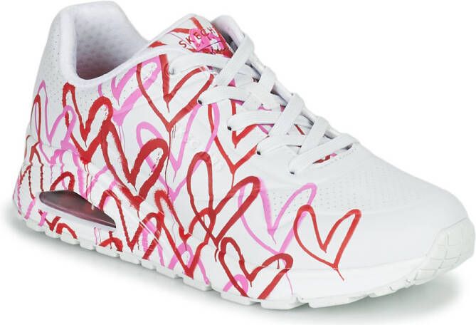 Skechers Sneakers met hartjesmotief model 'Uno'