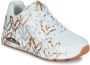 Skechers JGoldcrown Uno Metallic Heart Print Sneaker Multicolor Dames - Thumbnail 4