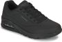Skechers Sneakers met sleehak Uno Stand on Air Vrijetijdsschoen lage schoen veterschoen met fijne perforatie - Thumbnail 7