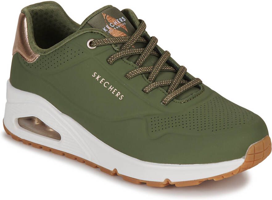 Skechers Uno Shimmer Away dames sneakers groen Extra comfort Memory Foam - Foto 6