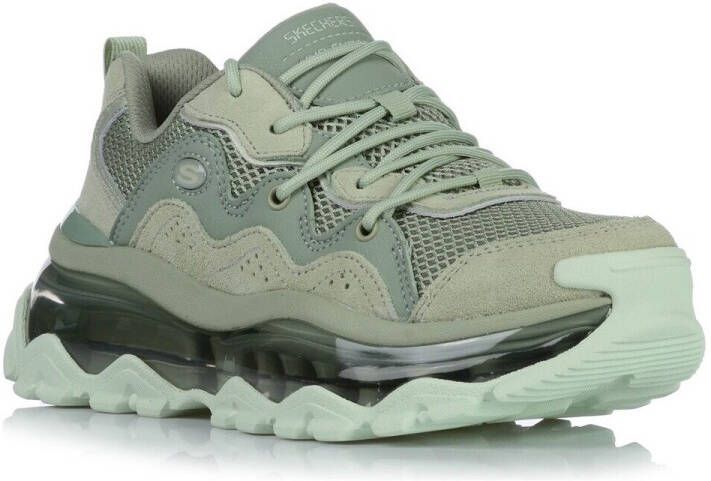 Skechers Uno Chaos 177935-SAGE Vrouwen Groen Sneakers Sportschoenen - Foto 2