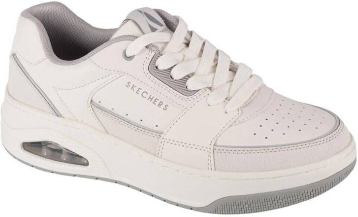 Skechers Uno Court Low-Post Heren Sneakers Wit