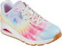 Skechers Lage Sneakers Uno-Hyped Hippie 155362-WMLT White Multi - Thumbnail 3