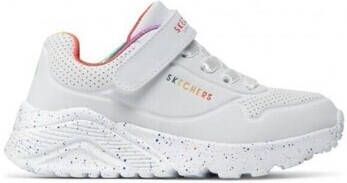 Skechers Uno Lite Rainbow Specks sneakers Wit Extra comfort Memory Foam - Foto 8