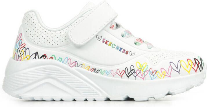 Skechers Street UNO LITE HEART CRAZE sneakers meisjes 314091L WMLT - Foto 3
