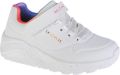 Skechers Uno Lite Rainbow Specks Sneakers Meisjes Wit - Wit