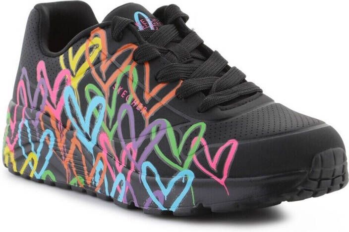 Skechers Sneaker 314064L BKMT UNO Lite Spread The Love Zwart Multi - Foto 15