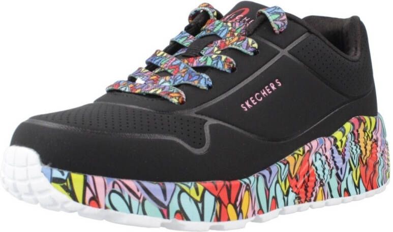 Skechers Uno Lite Subtle Love Schoenen Zwart Meisjes - Foto 2