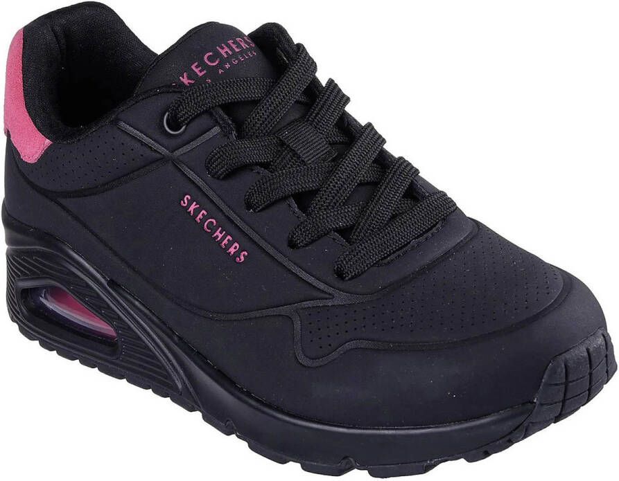 Skechers Lage Sneakers Uno-POP BACK 177092-BKHP Black Hot Pink - Foto 4
