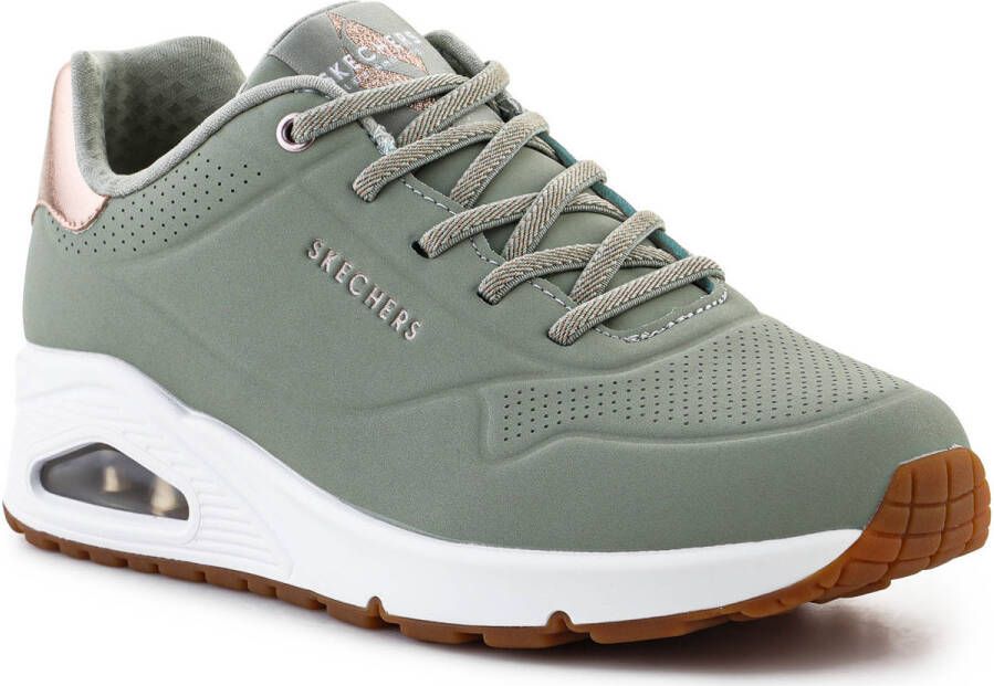 Skechers Lage Sneakers Uno Shimmer Away 155196-SAGE