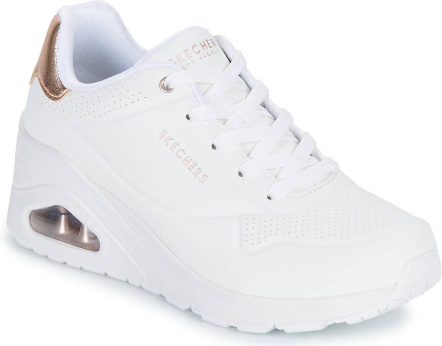 Skechers Sneakers UNO WEDGE-HI STEPS wedge sneaker veterschoen met air-cooled memory foam - Foto 16