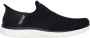 Skechers Slip-ins: Virtue Sleek 104425-BKW Vrouwen Zwart Sneakers Sportschoenen - Thumbnail 2
