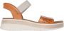 Skechers Slip-ins Bobs Sun Ray Step Aside Dames Sandalen Luggage - Thumbnail 3