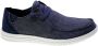Skechers Melson-Raymon 66387-BLU Mannen Blauw Sneakers - Thumbnail 2