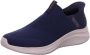 Skechers Ultra Flex 3.0 Smooth Step 232450-NVY Mannen Marineblauw Sneakers Sportschoenen - Thumbnail 4