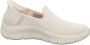 Skechers Go Walk Flex Relish Slip-ins 124963-OFWT Vrouwen Wit Sneakers - Thumbnail 2