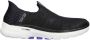 Skechers Go Walk 6 Fabulous View Slip-ins 124569-BKLV Vrouwen Zwart Sneakers Sportschoenen - Thumbnail 2