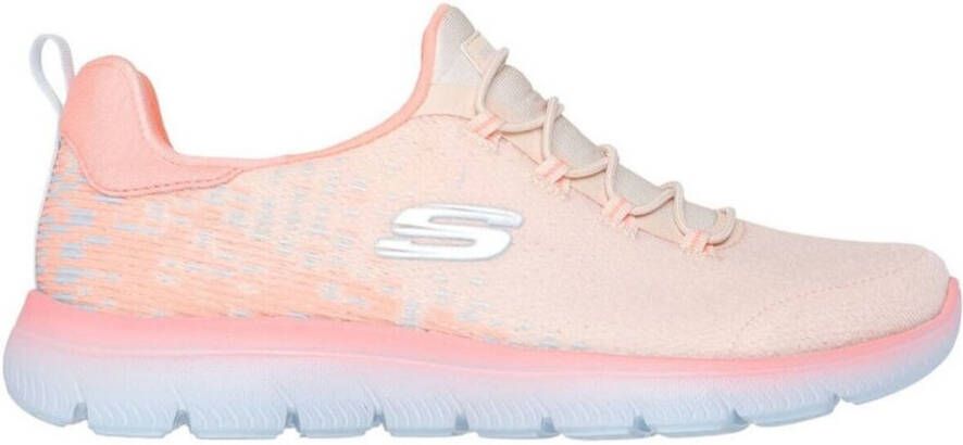 Skechers Slip-on sneakers Summits trainingsschoen sneaker instapper lage schoen met bungee-sluiting