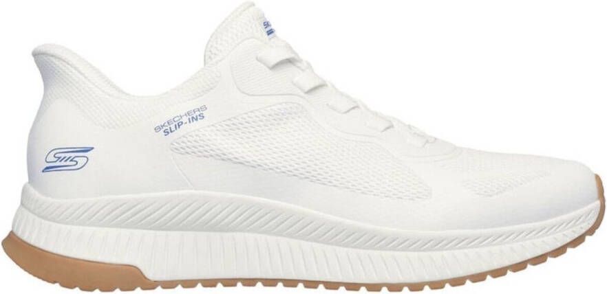 Skechers Slip-on sneakers BOBS SQUAD 4 Trainingsschoen sneaker veterschoen voor gemakkelijk in stappen