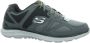 Skechers Satisfaction-Flash Point 58350-CCOR Mannen Grijs Sneakers Sportschoenen - Thumbnail 2