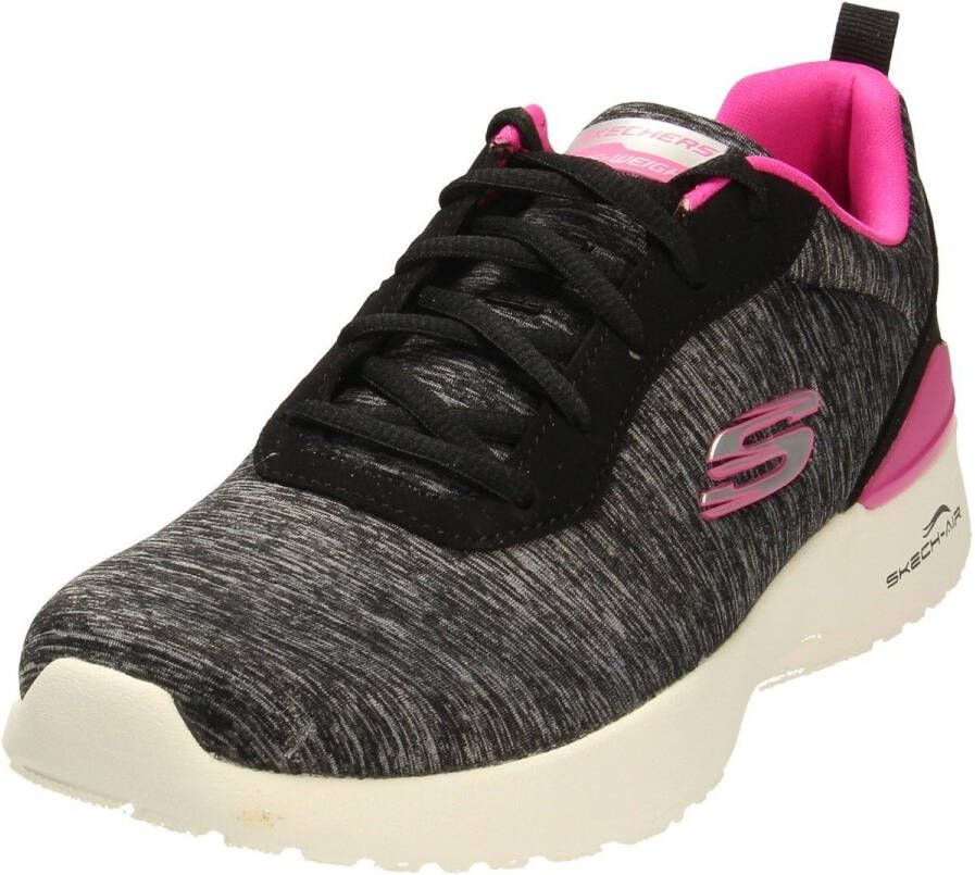 Skechers skech air dynamight hardloopschoenen zwart roze dames