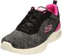 Skechers skech air dynamight hardloopschoenen zwart roze dames - Thumbnail 2