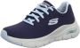 Skechers Arch Fit Big Appeal Dames Sneakers Navy Light Blue - Thumbnail 2