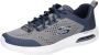 Skechers Dyna-Air Pelland Heren Sneakers Blauw - Thumbnail 2